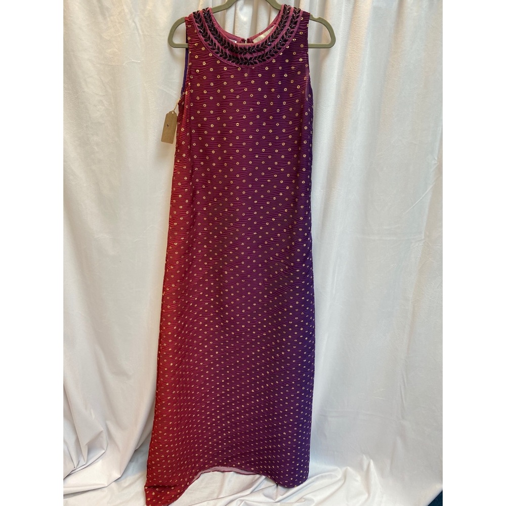Magenta sequin dress